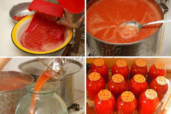 Вкусный томатный сок без стерилизации