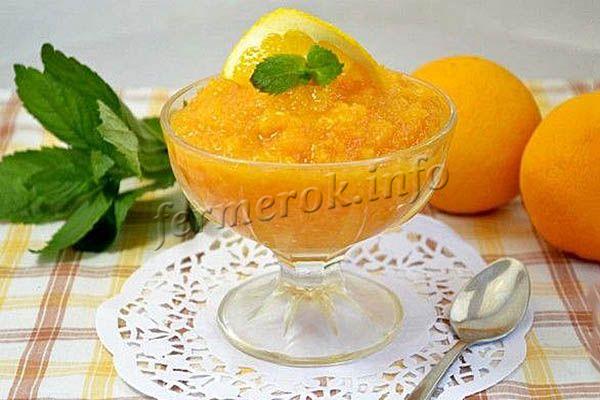 Фото варенья из тыквы с апельсином
