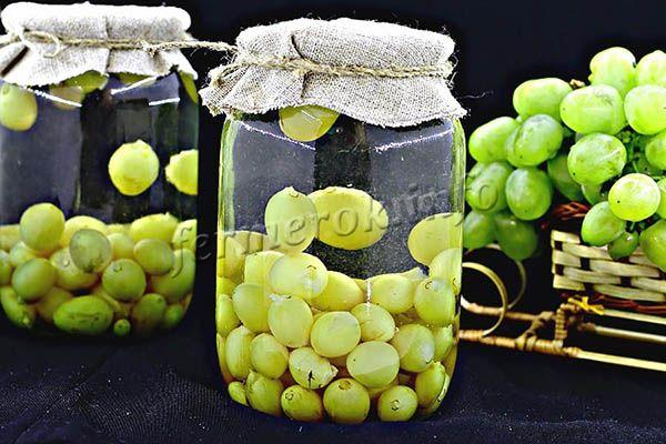 Фото виноградного компота без стерилизации