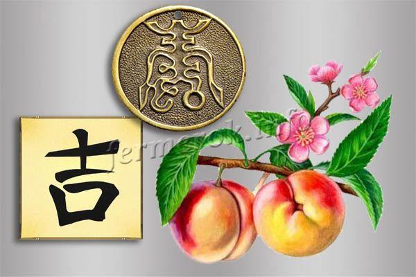 В Китае персик символизирует удачу и долголетие