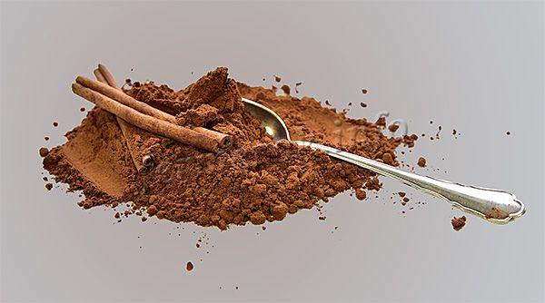 Кофе молотого, зернового и корицы в чайной ложке одинаковое количество – ровно 8 г