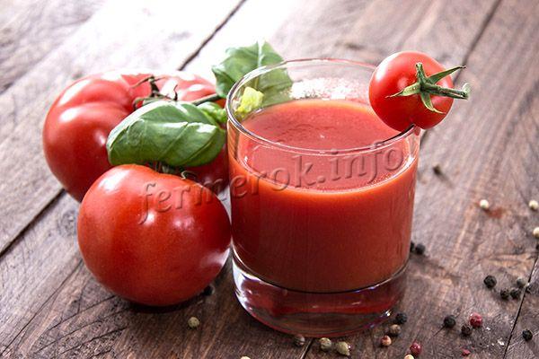 Лучше всего делать из этого сорта томатный сок