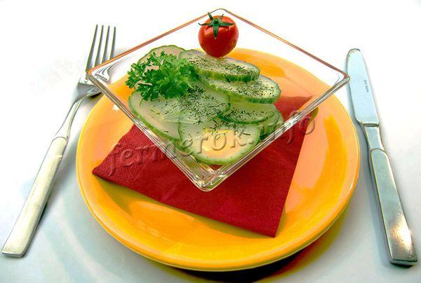 Огурцы Зозуля F1 чаще всего применяют для приготовления салатов и свежих закусок
